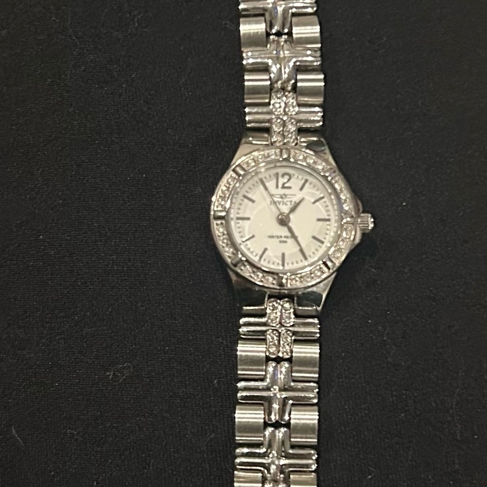 Invicta Stainless Steel Women’s Watch w Crystal Accents Model #0126